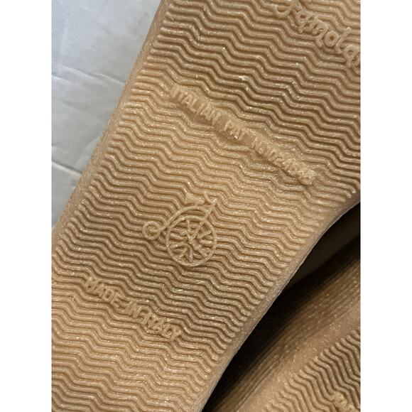 New FAMOLARE 70s Vibes Square Up HI THERE Shoes •5• Wavy Sole Platform Wedge - Picture 11 of 11